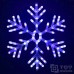 Новогодняя фигура «Снежинка» (60х60см, 100 LED)