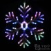 Новогодняя фигура «Снежинка» (60х60см, 100 LED)